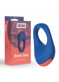 Синее эрекционное кольцо RRRING Dinner Date Cock Ring - FeelzToys - в Саранске купить с доставкой