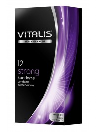 Презервативы с утолщённой стенкой VITALIS PREMIUM strong - 12 шт. - Vitalis - купить с доставкой в Саранске