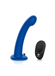 Синяя насадка Remote Control P-Spot G-Spot с черными трусиками - 20 см. - Pegasus - купить с доставкой в Саранске