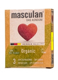 Экологически чистые презервативы Masculan Organic - 3 шт. - Masculan - купить с доставкой в Саранске