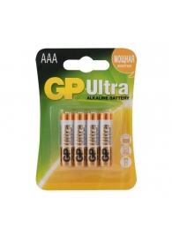 Батарейки алкалиновые GP Ultra Alkaline 24А AАA/LR03 - 4 шт. - Элементы питания - купить с доставкой в Саранске