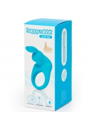 Голубое эрекционное виброкольцо Happy Rabbit Rechargeable Rabbit Cock Ring - Happy Rabbit - в Саранске купить с доставкой