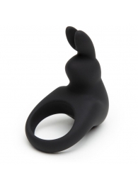 Черное эрекционное виброкольцо Happy Rabbit Rechargeable Rabbit Cock Ring - Happy Rabbit - в Саранске купить с доставкой