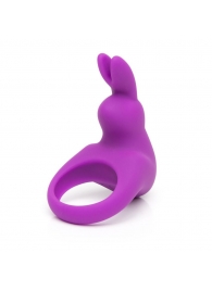 Фиолетовое эрекционное виброкольцо Happy Rabbit Rechargeable Rabbit Cock Ring - Happy Rabbit - в Саранске купить с доставкой