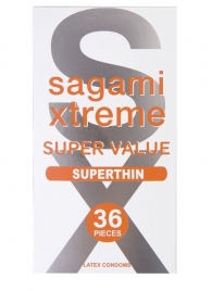 Ультратонкие презервативы Sagami Xtreme Superthin - 36 шт. - Sagami - купить с доставкой в Саранске