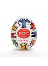 Мастурбатор-яйцо Keith Haring EGG DANCE - Tenga - в Саранске купить с доставкой