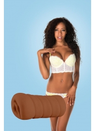 Коричневый мастурбатор-вагина BRIANNA - Dream Toys - в Саранске купить с доставкой