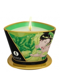 Массажная свеча Exotic Green Tea с ароматом зелёного чая - 170 мл. - Shunga - купить с доставкой в Саранске