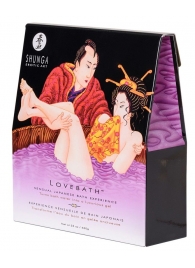 Соль для ванны Lovebath Sensual lotus, превращающая воду в гель - 650 гр. - Shunga - купить с доставкой в Саранске