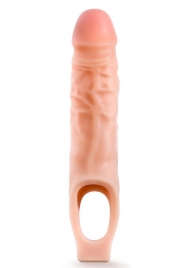 Телесная насадка на пенис 9 Inch Cock Sheath Extender - 22,2 см. - Blush Novelties - в Саранске купить с доставкой