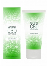 Крем-пролонгатор Natural CBD Delay Cream - 50 мл. - Shots Media BV - купить с доставкой в Саранске