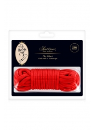 Красная веревка для фиксации - 10 м. - Sweet Caress - купить с доставкой в Саранске
