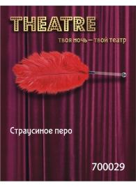 Красное страусовое пёрышко - ToyFa - купить с доставкой в Саранске