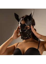 Черная маска  Собака  с ушками - Crazy Handmade - купить с доставкой в Саранске