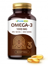 Пищевая добавка SuperCaps OMEGA-3 - 50 капсул (1000 мг) - SuperCaps - купить с доставкой в Саранске
