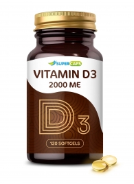 Пищевая добавка SuperCaps VITAMIN D3 2000 ME - 120 капсул - SuperCaps - купить с доставкой в Саранске