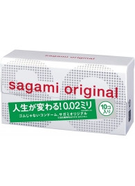 Ультратонкие презервативы Sagami Original 0.02 - 10 шт. - Sagami - купить с доставкой в Саранске