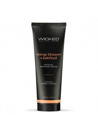 Массажный легкий крем WICKED Orange Blossom plus Patchouli - 120 мл. - Wicked - купить с доставкой в Саранске