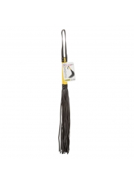 Черная плеть с желтой рукоятью Boundless Flogger - 69,25 см. - California Exotic Novelties - купить с доставкой в Саранске