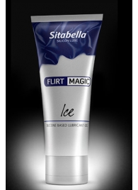 Силиконовая гель-смазка FLIRT MAGIC Ice с лёгким пролонгирующим эффектом - 75 мл. - Sitabella - купить с доставкой в Саранске