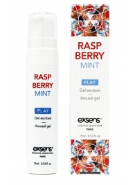 Возбуждающий гель Raspberry Mint с ароматом малины и мяты - 15 мл. - Exsens - купить с доставкой в Саранске