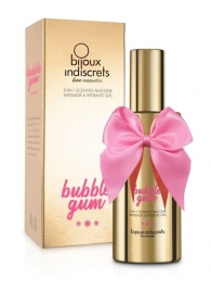 Гель с ароматом жвачки Bubblegum 2-in-1 Scented Silicone Massage And Intimate Gel - 100 мл. - Bijoux Indiscrets - купить с доставкой в Саранске