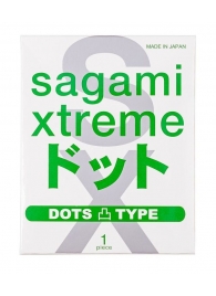 Презерватив Sagami Xtreme Type-E с точками - 1 шт. - Sagami - купить с доставкой в Саранске