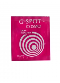 Стимулирующий интимный крем для женщин Cosmo G-spot - 2 гр. - Биоритм - купить с доставкой в Саранске