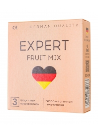 Ароматизированные презервативы EXPERT Fruit Mix - 3 шт. - Expert - купить с доставкой в Саранске