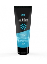 Лубрикант на водной основе Ice Black с ледяным эффектом - 50 мл. - INTT - купить с доставкой в Саранске
