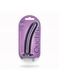 Фиолетовый фаллоимитатор Smooth G-Spot - 17,7 см. - Shots Media BV