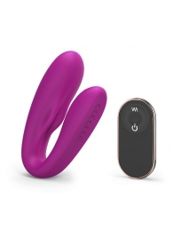 Лиловый вибратор для пар Match Up Couple Vibrator with Remote Control - Love to Love