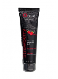 Интимный гель на водной основе Lube Tube Strawberry с клубничным вкусом - 100 мл. - ORGIE - купить с доставкой в Саранске