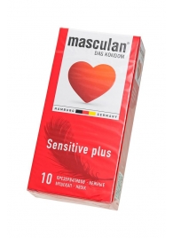 Презервативы Masculan Sensitive plus - 10 шт. - Masculan - купить с доставкой в Саранске