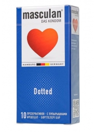 Презервативы с пупырышками Masculan Dotted - 10 шт. - Masculan - купить с доставкой в Саранске