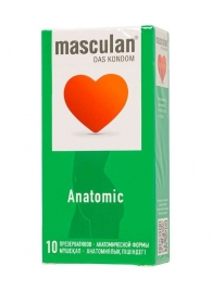 Презервативы анатомической формы Masculan Anatomic - 10 шт. - Masculan - купить с доставкой в Саранске