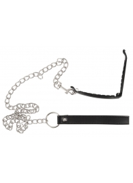 Зажим для половых губ с поводком Pussy Clamp With A Leash - Orion - купить с доставкой в Саранске