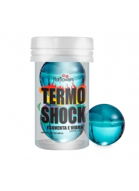 Интимный гель Termo Shock Hot Ball с разогревающе-покалывающим эффектом (2 шарика по 3 гр.) - HotFlowers - купить с доставкой в Саранске