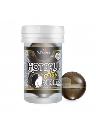 Анальный лубрикант на масляной основе Hot Ball Plus Conforto (2 шарика по 3 гр.) - HotFlowers - купить с доставкой в Саранске