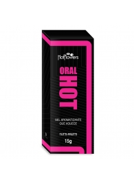 Гель для оральных ласк Oral Hot с согревающим эффектом - 15 гр. - HotFlowers - купить с доставкой в Саранске