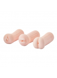 Набор из 3 мастурбаторов The Girl Next Door Tina - Dream Toys - в Саранске купить с доставкой
