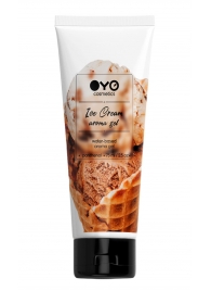 Лубрикант на водной основе OYO Aroma Gel Ice Cream с ароматом пломбира - 75 мл. - OYO - купить с доставкой в Саранске