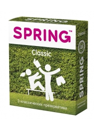 Классические презервативы SPRING CLASSIC - 3 шт. - SPRING - купить с доставкой в Саранске