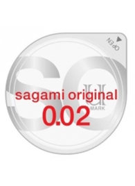 Ультратонкий презерватив Sagami Original - 1 шт. - Sagami - купить с доставкой в Саранске