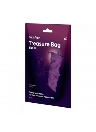 Фиолетовый мешочек для хранения игрушек Treasure Bag XL - Satisfyer - купить с доставкой в Саранске