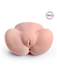 Реалистичный мастурбатор с двумя функциональными отверстиями - Erowoman-Eroman - в Саранске купить с доставкой
