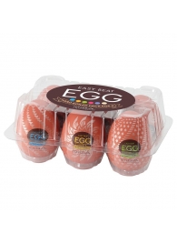 Набор из 6 мастурбаторов-яиц Tenga Egg Variety Pack V - Tenga - в Саранске купить с доставкой