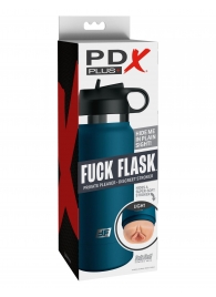 Мастурбатор-вагина в синей колбе F*ck Flask - Pipedream - в Саранске купить с доставкой