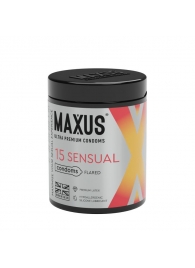 Анатомические презервативы MAXUS Sensual - 15 шт. - Maxus - купить с доставкой в Саранске