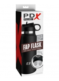 Черный мастурбатор в виде бутылки Fap Flask - Pipedream - в Саранске купить с доставкой